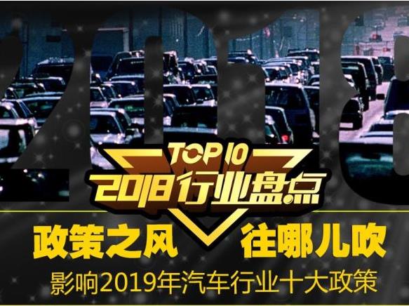 政策盤點(diǎn)：影響2019甚至是之后幾年的汽車行業(yè)政策匯總