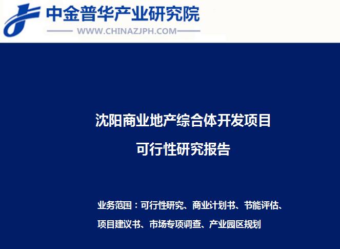 沈陽商業(yè)地產(chǎn)綜合體開發(fā)項(xiàng)目可行性研究報告