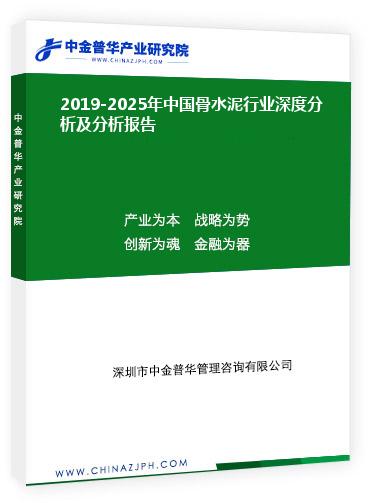 2019-2025年中國(guó)骨水泥行業(yè)深度分析及分析報(bào)告